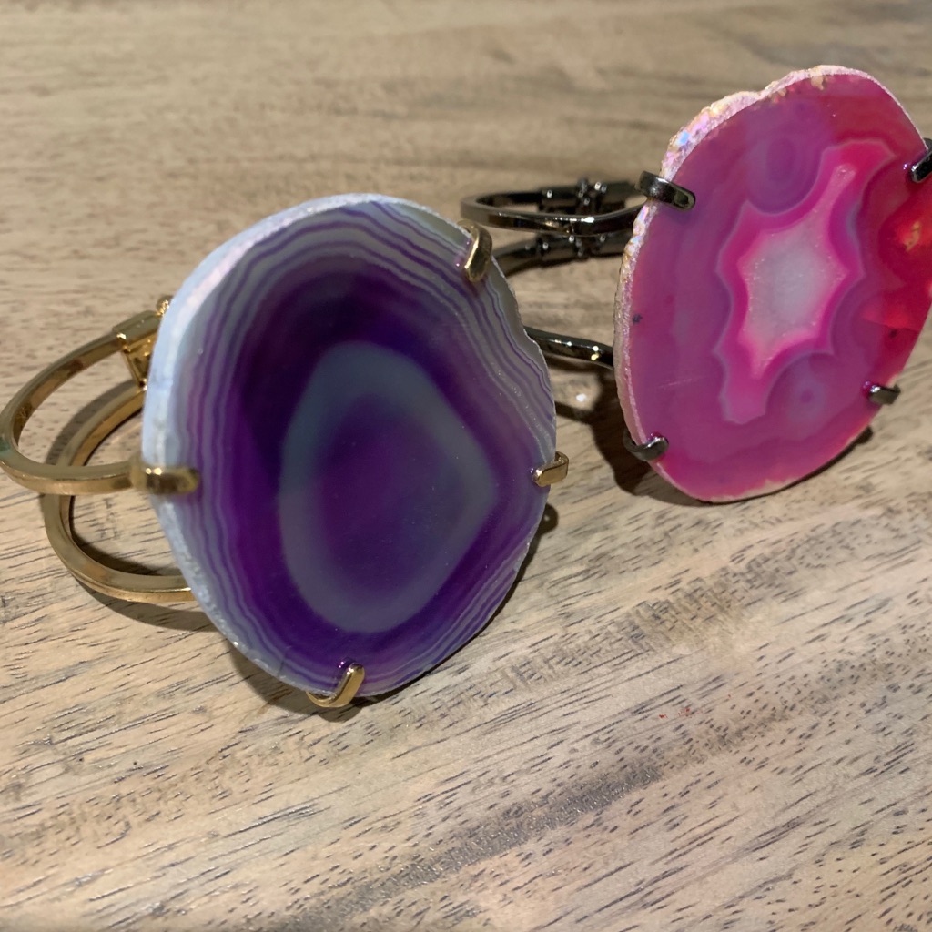 2 Hinged Cuff Bracelets